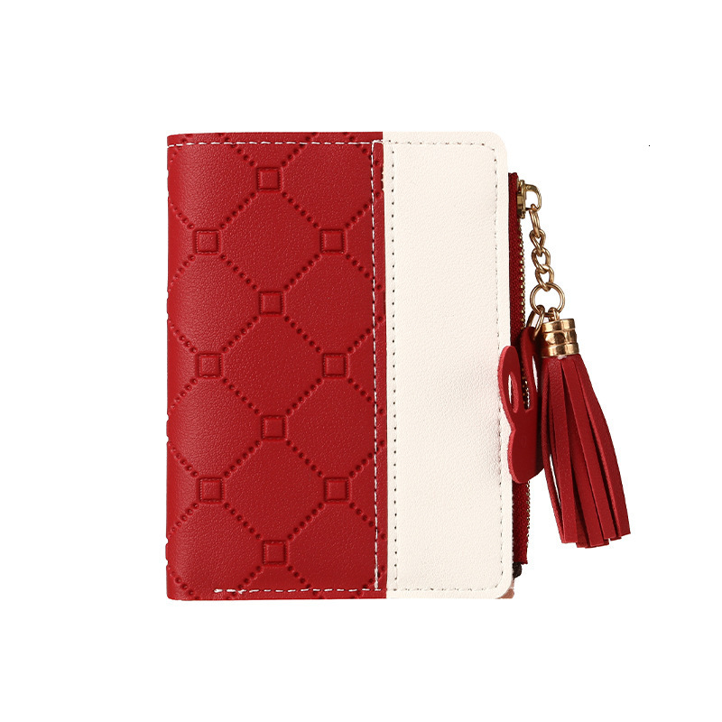 Women's European And American Luxury Bag Style Small Wallet Short Zipper 80% Off Embossed Women's Wallet Korean Version For Cross-border Ama