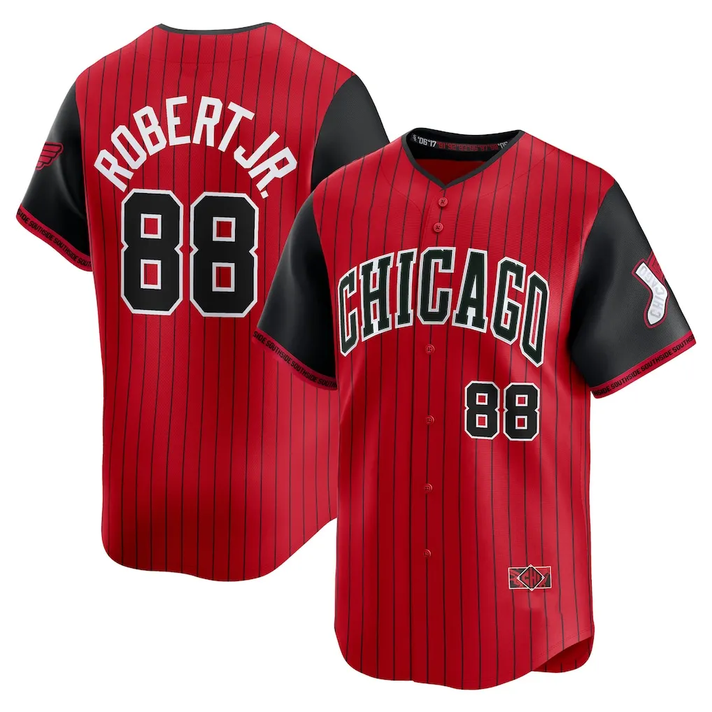 Ctiy Luis Robert Jr. Baseball Jersey Andrew Benintendi Andrew Vaughn Edgar Quero Lenyn Sosa Colson Montgomery Jim Thome Frank Thomas Konerko Luis Aparicio Fisk