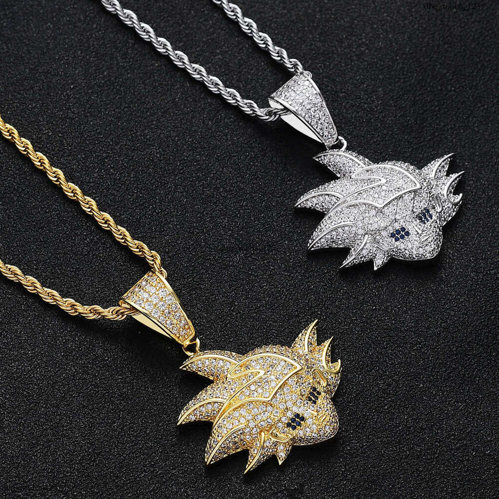 Hip Hop Accessories Super Saiyan Dragon Ball Kakarot Son Goku Cartoon Anime Character Pendant