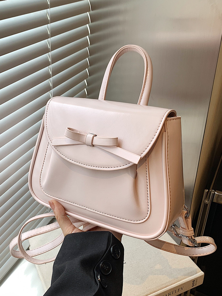 2025 New Fresh and Stylish Bow High-End Fashion Solid Color Backpack ddmymoon
