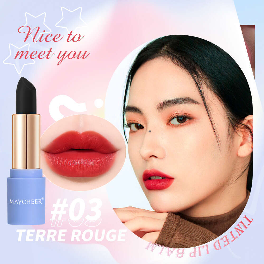 English Version MAYCHEER Color-Changing Lipstick Black Lip Balm Moisturizing Hydrating Natural Look Whitening Free shipping Free shipping