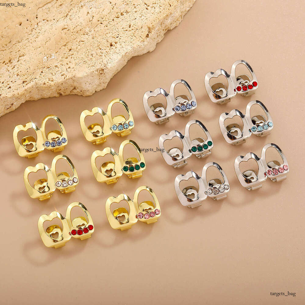 Hollow Heart Double Bracelet Daily Street Cool Glossy Hip-Hop Versatile Accessory