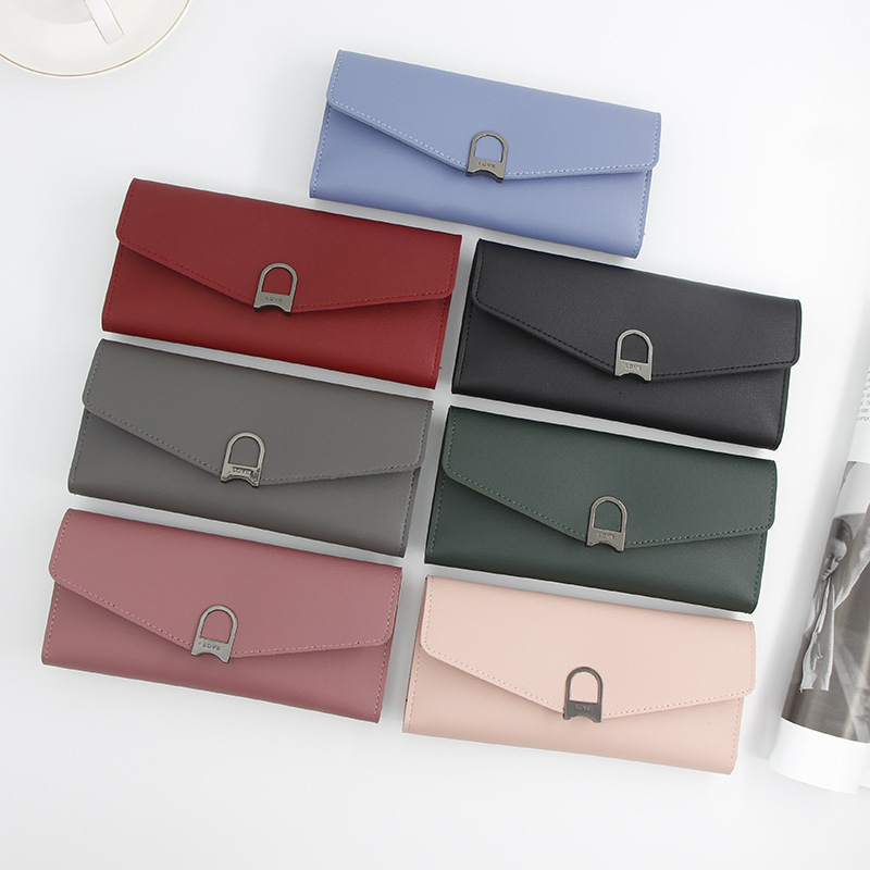 New Korean Style Women's Wallet Long Women's Clutch Fashion Luxury Bag Large Capacity 70% Off Coin Purse Women's Wallet