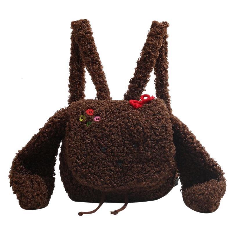 Plush Puppy for Women, Niche Cartoon Fashion Cute Student Backpack ddmymoon