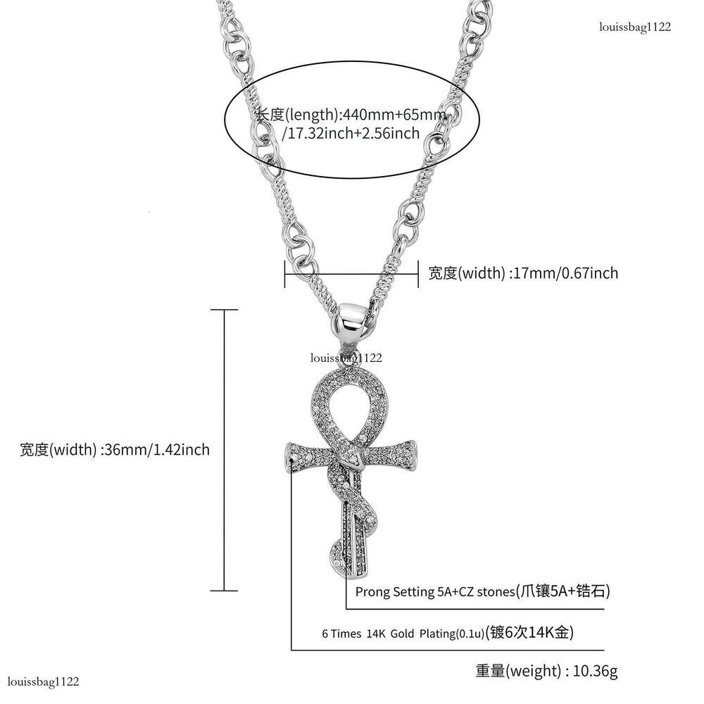 Zodiac Year Gold-Plated Snake Pendant Necklace for Men, Niche Clavicle Chain, Layered Cross with Dia Inlaid Snake, Unique Trendy Style