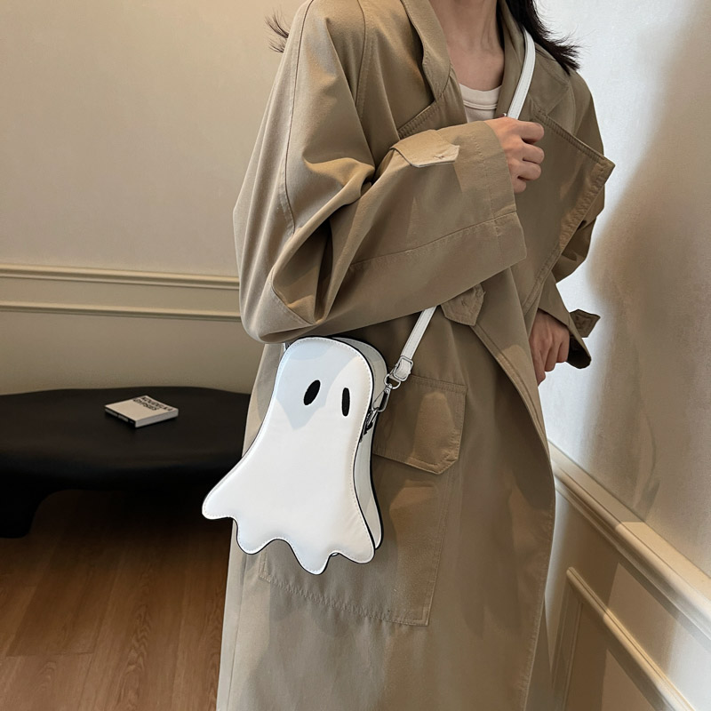 Crossbody Bags for Women, Halloween Ghost Bag, Novelty Cross body Bag Shoulder Bag Halloween Ghost Purse Holiday Party Gift Candy Bag Boys Girls