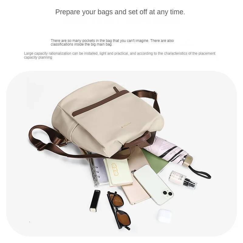 GOLF Women's New Fashion Travel Lightweight Backpack Small Commuter Student School Bag Women