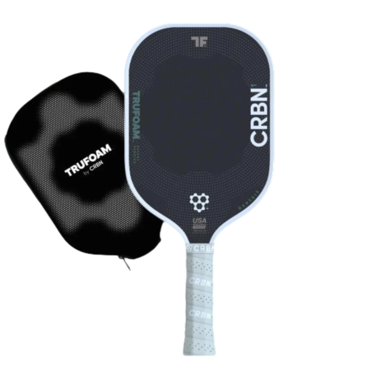 CRBN 1 TruFoam Genesis Pickleball Paddle , Elongated Hybrid Shape for Power & Control , TruFoam Technology , New with Tags