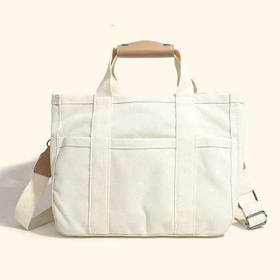 2025 New Mommy Single Shoulder Crossbody Baby Versatile Handheld Canvas Tote Bag ddmymoon