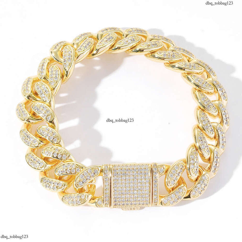 Necklace 15mm Cuban Chain Jewelry Flip Clasp Men Hip Hop Accessories