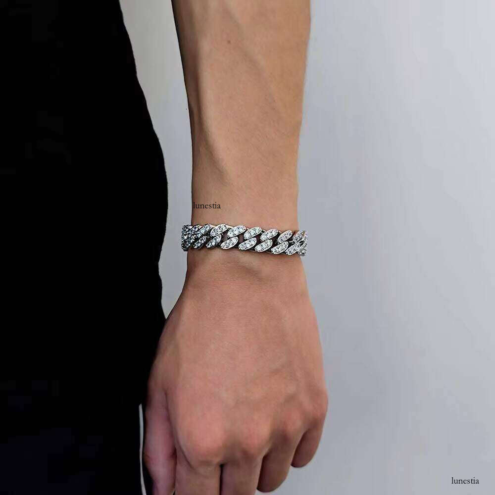 Hip-Hop Jewelry Pulseras Para Mujeres Bling Out CZ Bracelet Bangles Dia Iced Bracelets