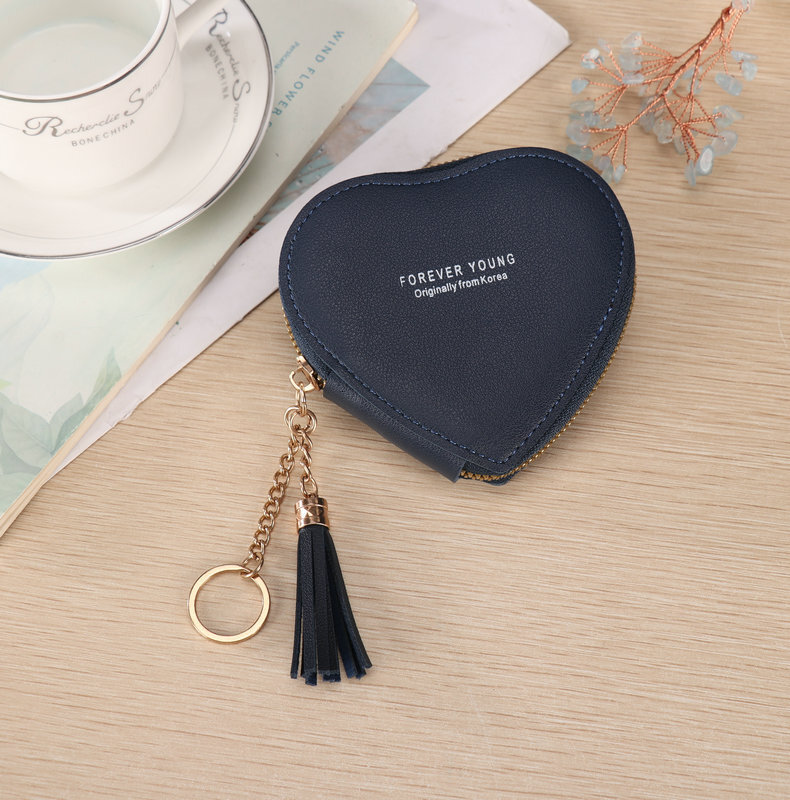 Cross-border In-stock Key Wallet Mini Cute Wallet Coin Purse PU Clutch Anti-demagnetization Coin Luxury Bag Purse Wholesale Card Holder