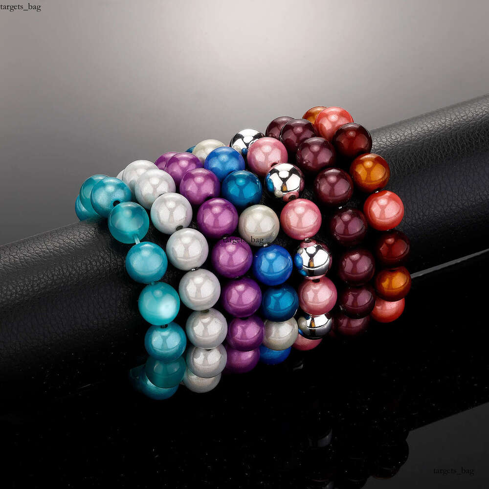 2024 New 14MM Acrylic Bead Versatile Simple Jewelry Energy Beads Unisex DIY Bracelet