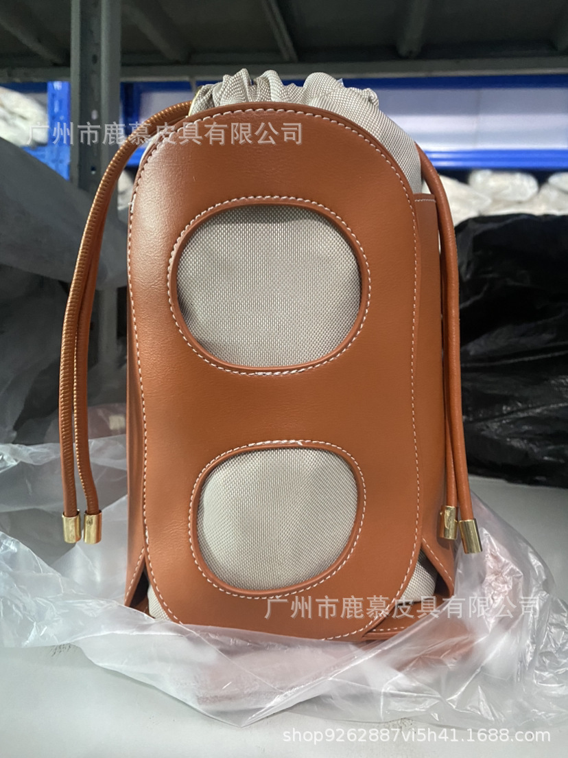 Amazon's Best-selling New Hollow Crossbody Bag Bucket Bag Luxury Bag Free Shipping Designer Single Shoulder Multifunctional Large Capacity Women&