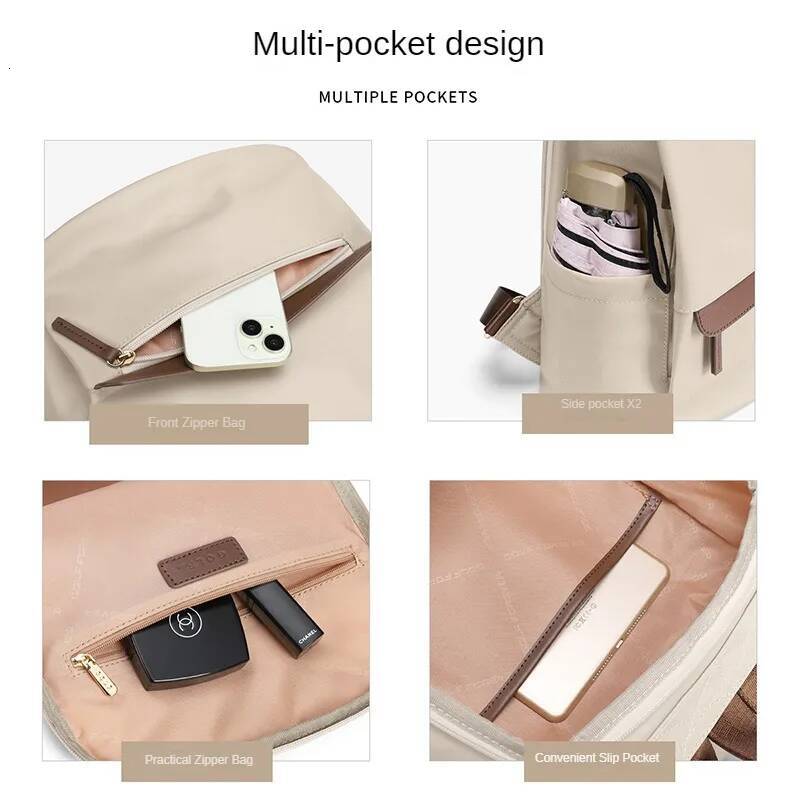 GOLF Women's New Fashion Travel Lightweight Backpack Small Commuter Student School Bag Women