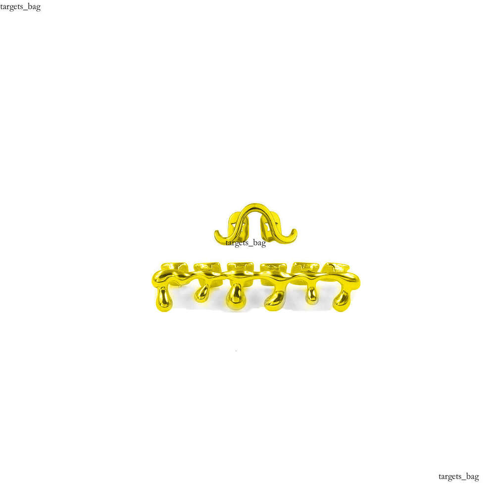 TEMU Personality Snake Star Clover Bracelet HIPHOP Versatile Rap Hip-Hop Gold Teeth Accessories