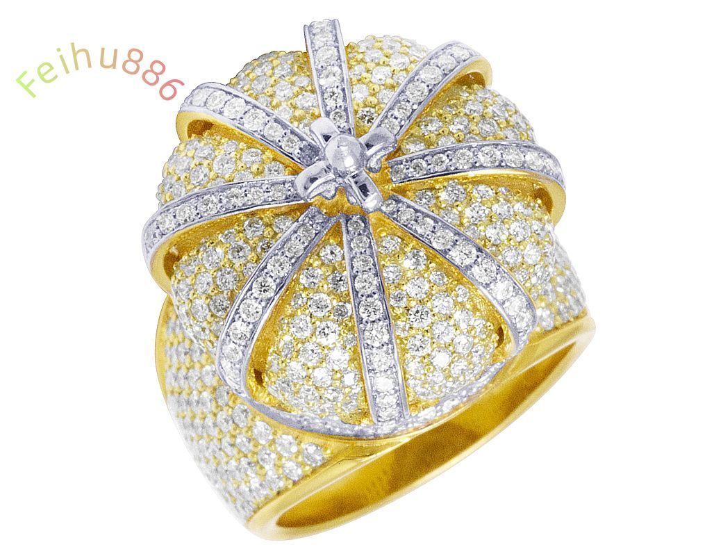 High Quality Moissanite Round Diamond In S925 Sterling Silver Crown Shaped Ring For Men Wedding Engagement Gift