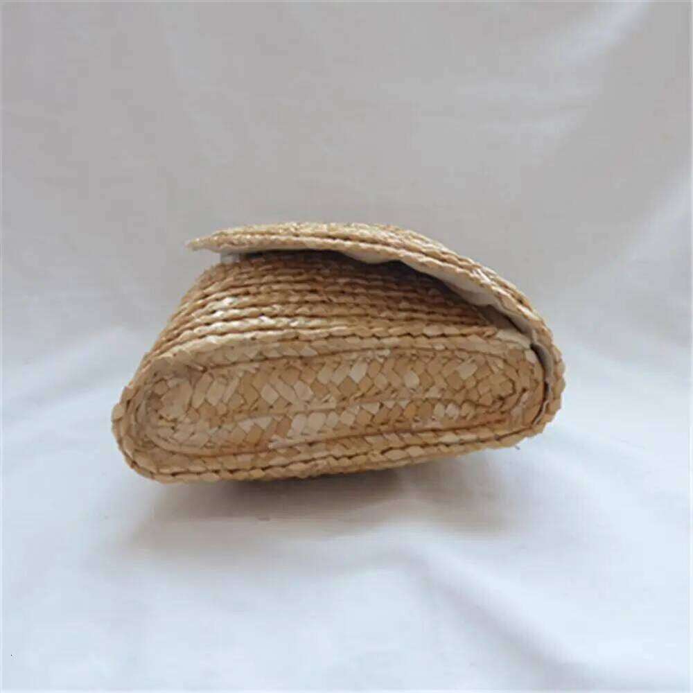 Wheat Straw Woven Clutch Handmade Lady Wallet Casual Purse Bag Envelope Handbags bag