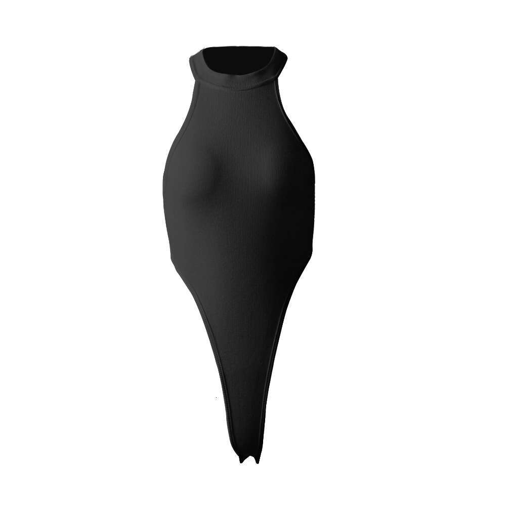 Women's New Sexy Slim Fit Tank Top Pullover Inner Wear Round Neck Sleeveless Bodysuit