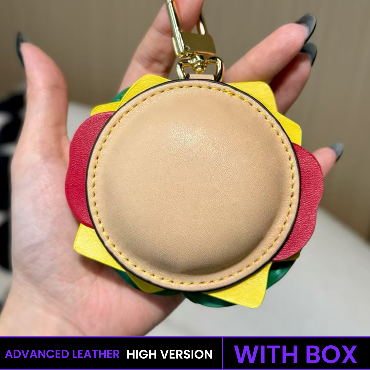 2025 New classic Keychain Chocolate keychain Premium Leather & Aluminum Designer Key Chain Holder Stylish Keyring Jewelry