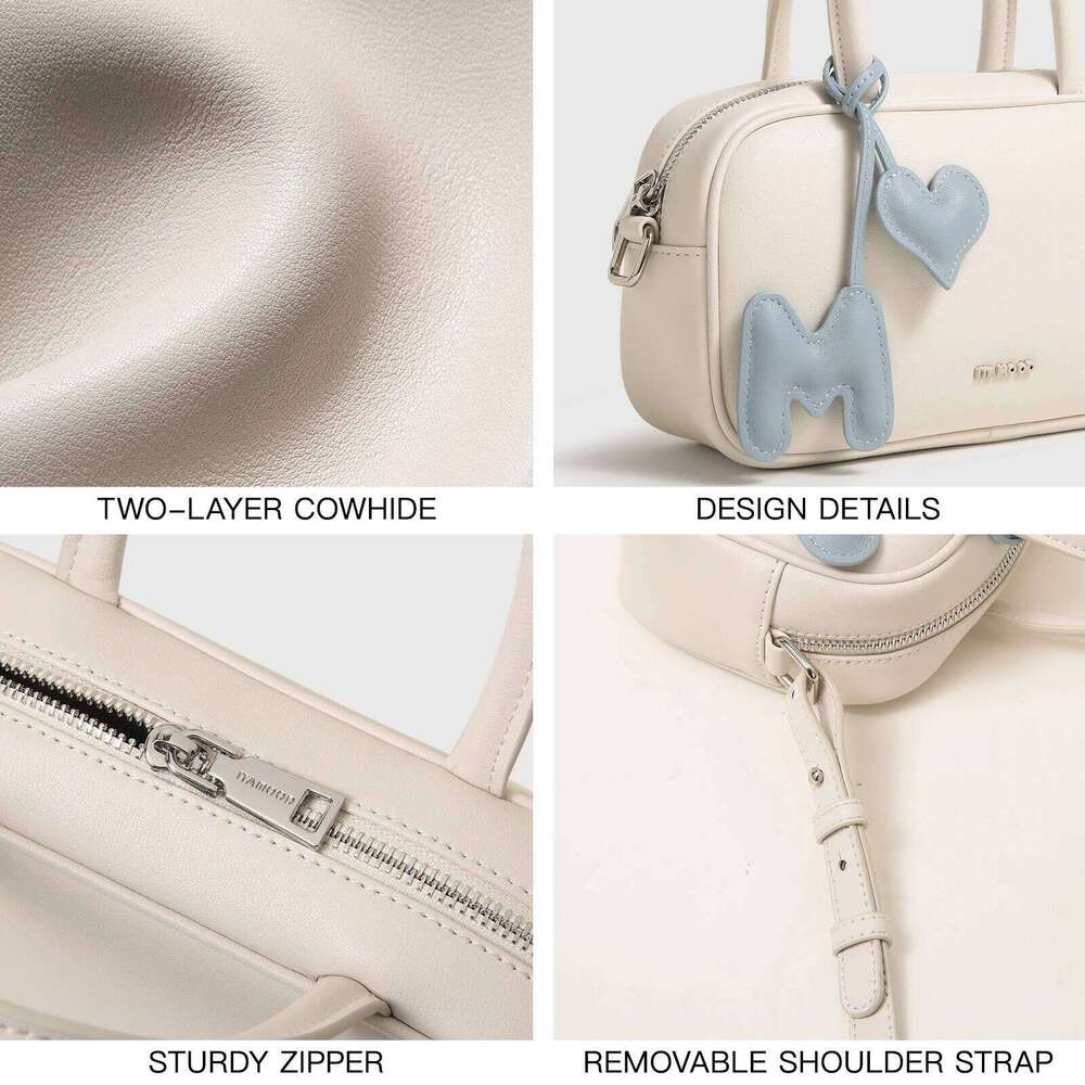 Designer Bag Luxury Bag ITAMOOD Bowling Bag Women Original Design Leather Cowhide Shoulder Crossbody Handbag Boston Summer Makeup Valentine Gift Schoo