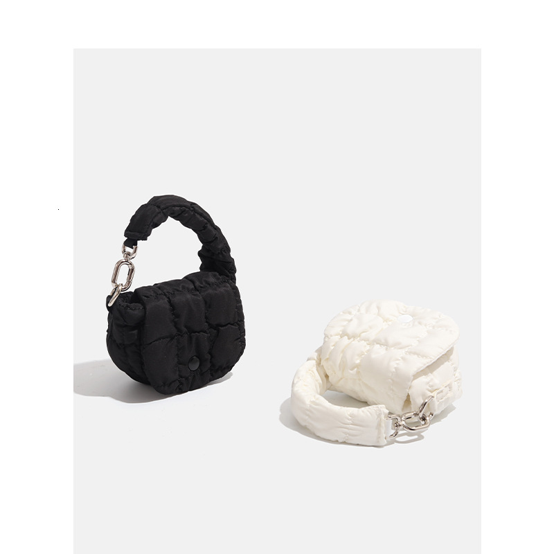 Korean Pleated Cloud Bag for Women 2025 New Versatile Mini Handbag ddmymoon