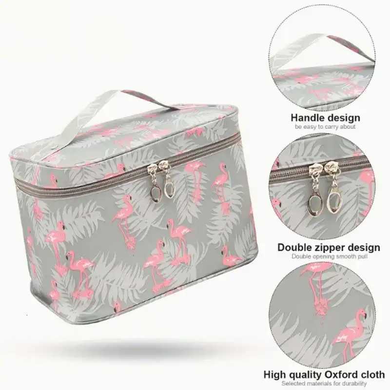 Handheld Makeup Storage Bag Waterproof Portable Multifunctional Travel Cosmetic Cleaning Organiser Jewellery Display Case Y2508091