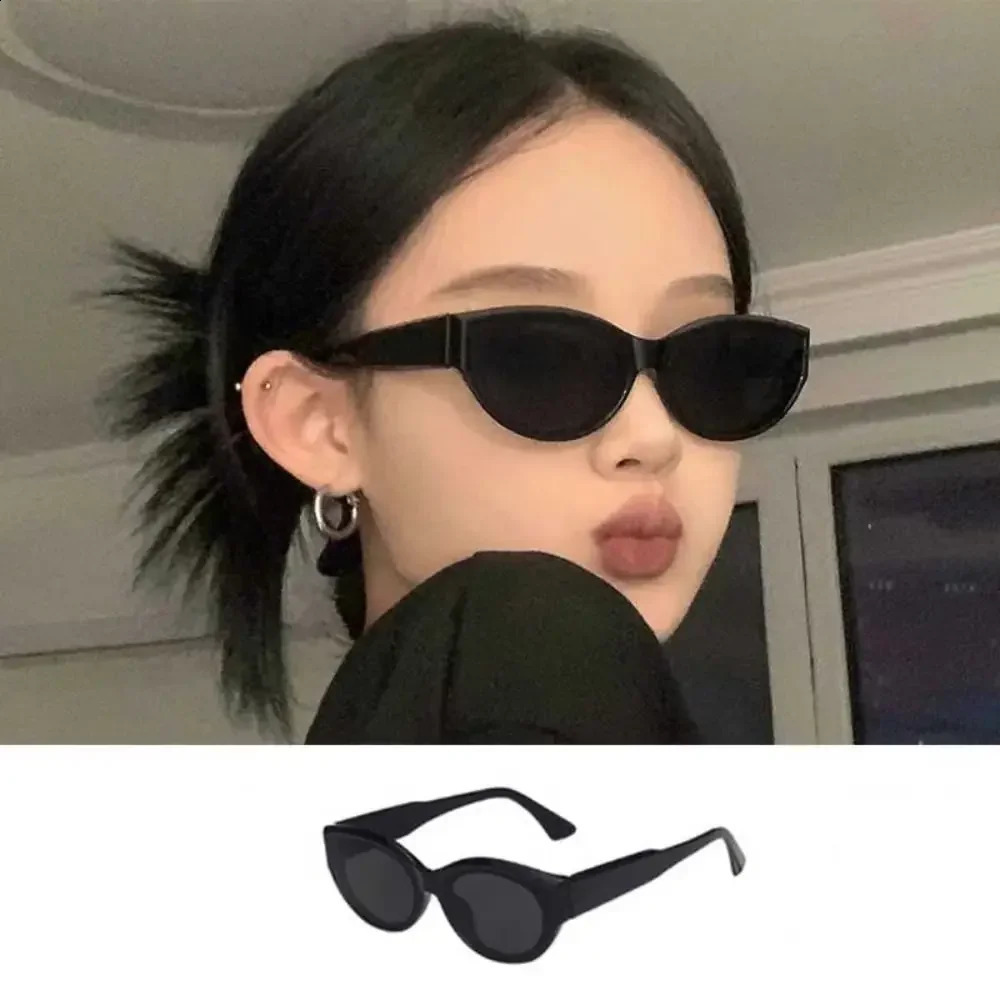 Arrival Cat Eye Sunglasse Oval Glasses Vintage Elliptic Square Sun Glasses for Female Shades Female Eyewear 250805