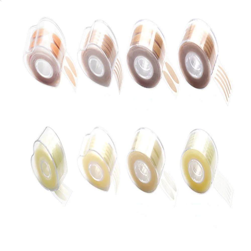 600pc/roll Eye Lift Strips Double Eyelid Tape Clear Gray Eyelid Stripe Big Eyes Invisible Double Fold Eyelid Sticker Makeup Tool 250807