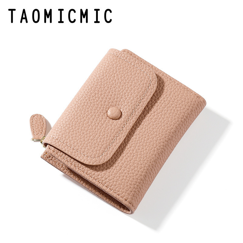 Cross-border New Zipper Coin Purse For Luxury Bag Women Creative Multi-functional Card Holder Fashion Stone Pattern Short Wallet For Ladies