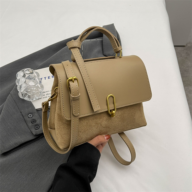 Senior sense handbag bag female autumn winter new style popular one-shoulder bag retro small cross-body commuting bag