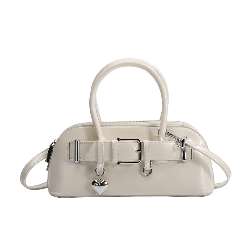 Niche Design 2025 Spring Summer New Underarm Motorcycle Key Belt Buckle Single Shoulder Handbag Small Square Bag ddmymoon ddmymoon