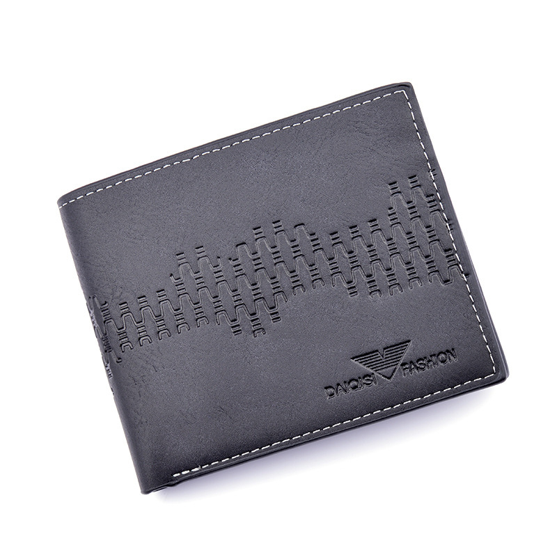 New Men's Wallet Short Style Money Clip For Men Youth Fashion Multi-card Luxury Bag Slots Large Capacity Horizontal Designer Bag Business Soft Le