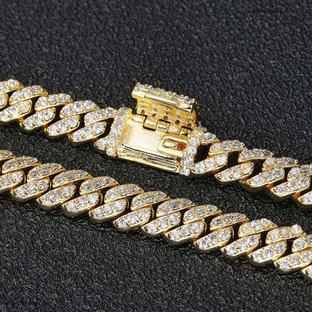 Hip Hop 6mm Single Row Full Zircon Cuban High-end Accessories Men's Bracelet Jewelry