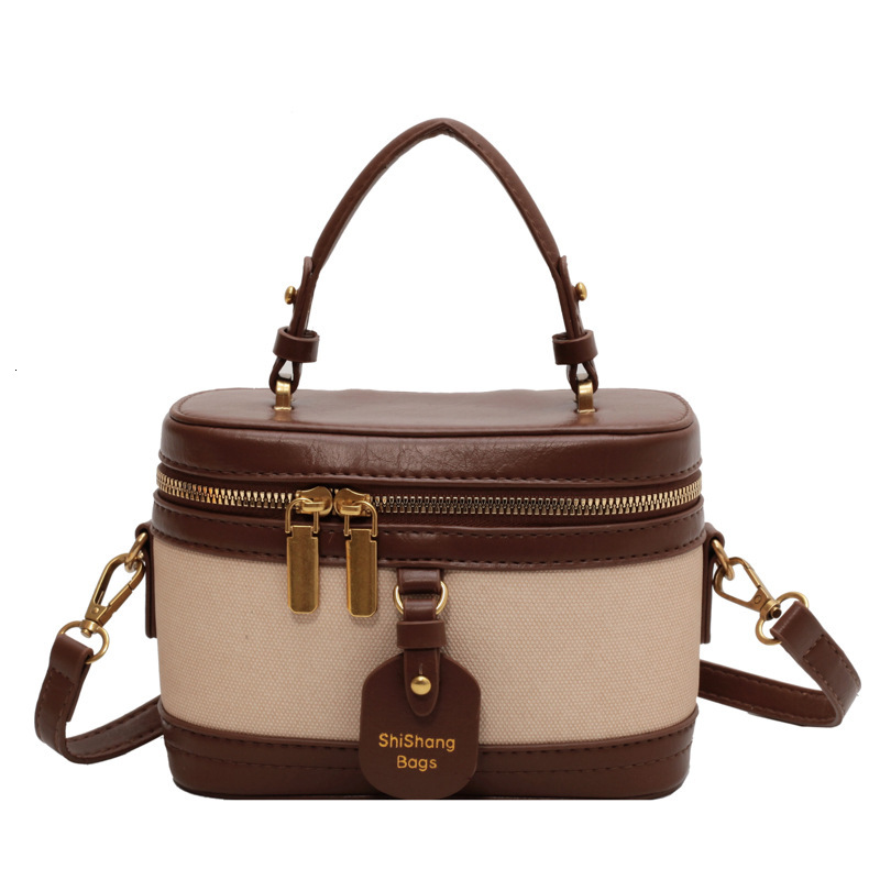 2025 New High-end Niche Design Box Luxury Bag Bag Handbag Trendy Single Shoulder Crossbody Bucket Bag Designer Bag Women's Bag