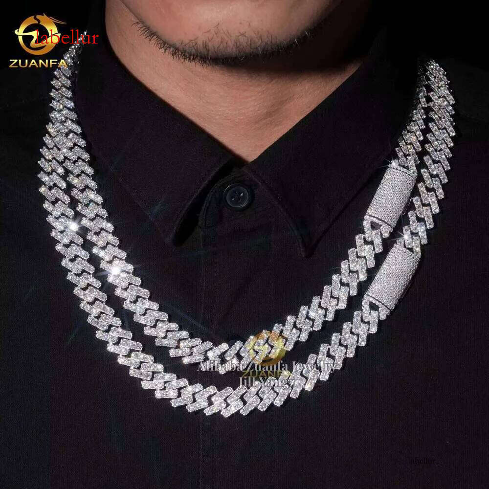 Preparing To Ship A Row Of 13Mm Silica Stones, Cuban Singers, Chains, Cross Hip-Hop Necklaces, Rap Singers