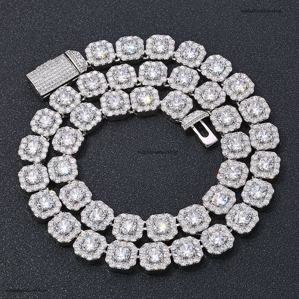 Accessories Rock Sugar Moissanite chain Hip Hop Jewelry Gold Men's Necklace High-end Niche
