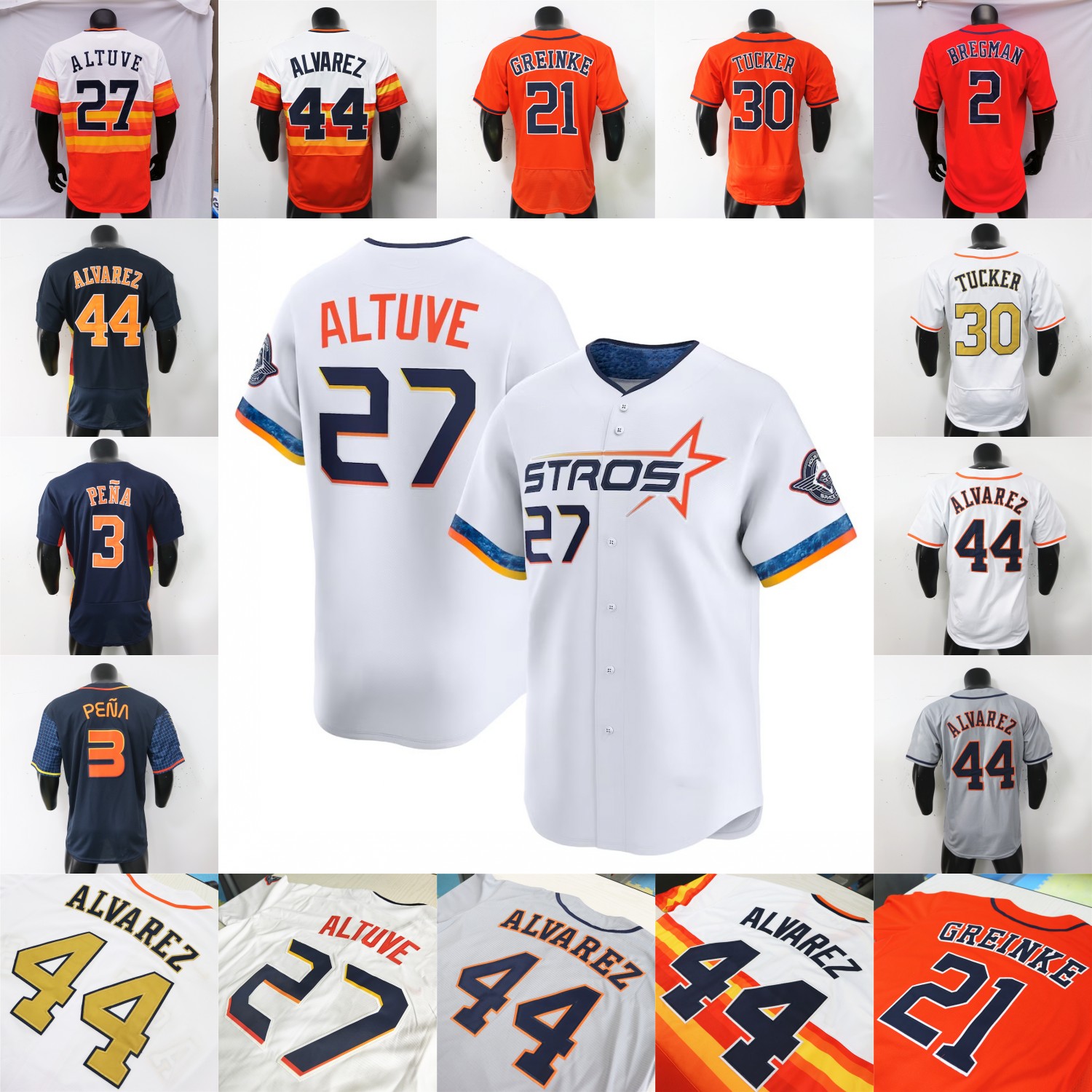City Jersey Yordan Alvarez Jose Altuve Jeremy Pena Nolan Ryan Walker Valdez Still Tippin Hunter Brown Diaz McCormick Dubon Leon Meyers Blanco Abreu Carlos Correa