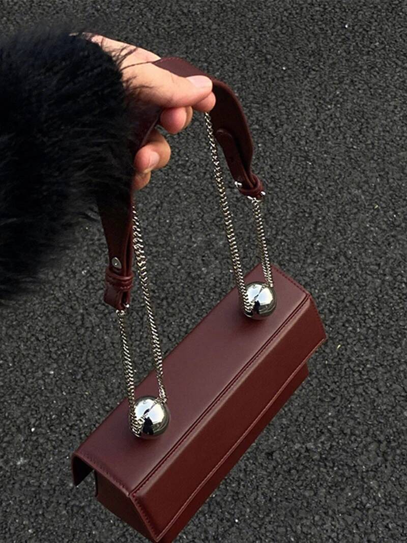 Genuine Leather Bury Bridal Wedding Bag 2024 New Popular Chain Crossbody Bags Women Classic Flap Design Small Handbag
