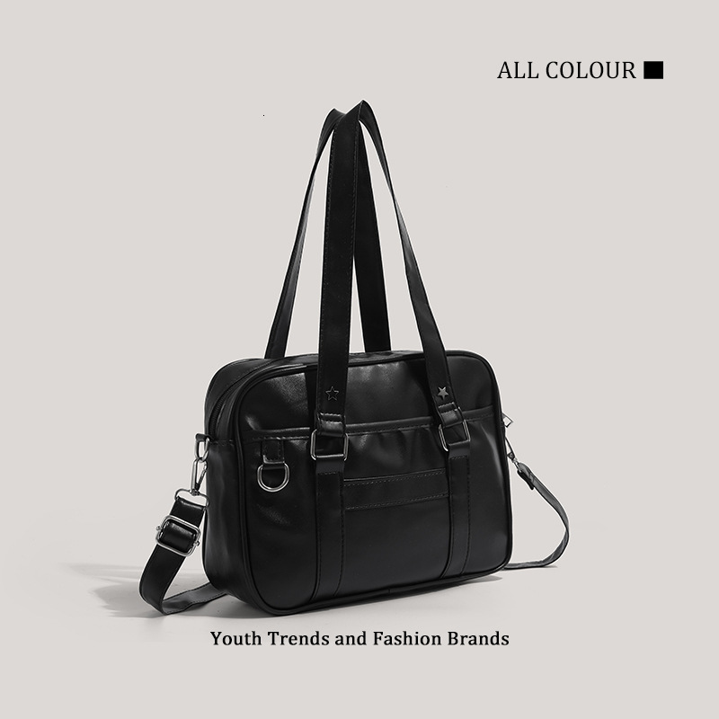 Basic JK Uniform Large Capacity College Handbag Crossbody Shoulder Bag ddmymoon