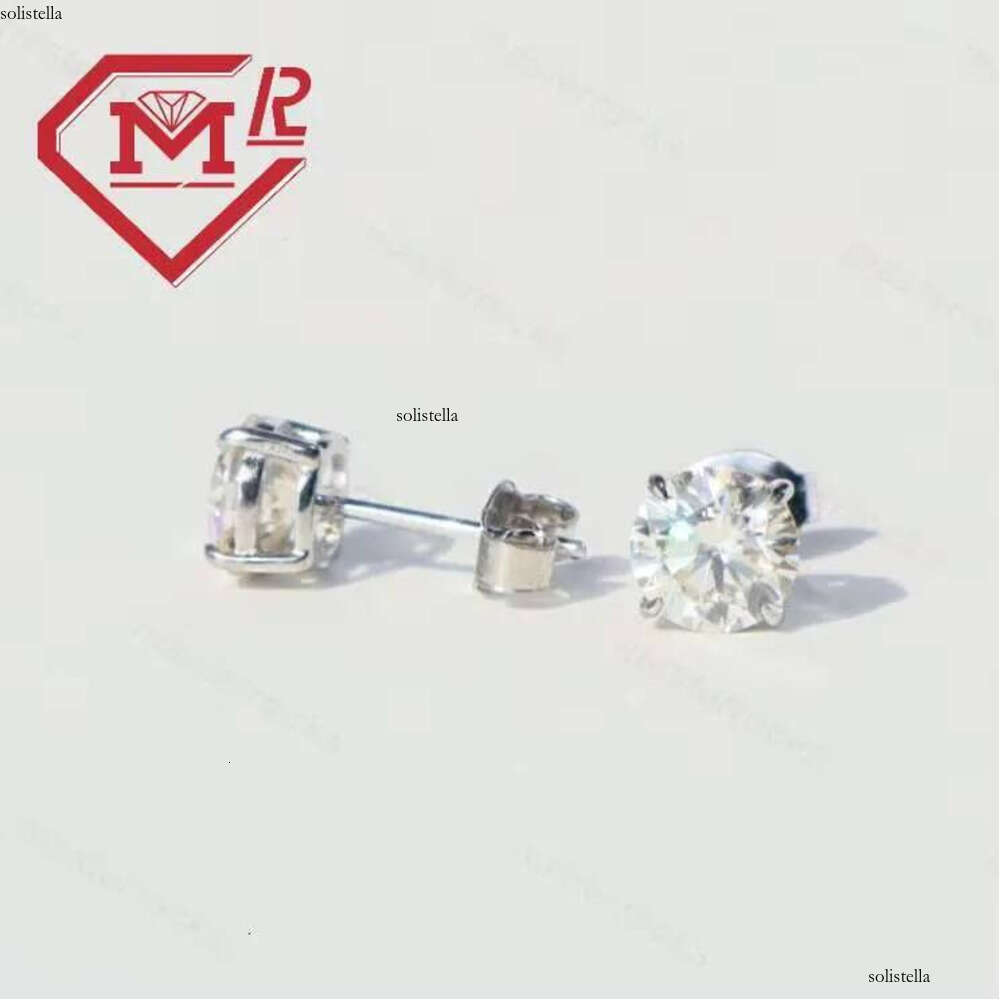 Factory Wholesale Iced Out Elegant Design SierHiphop Jewelry Moissanite Earrings