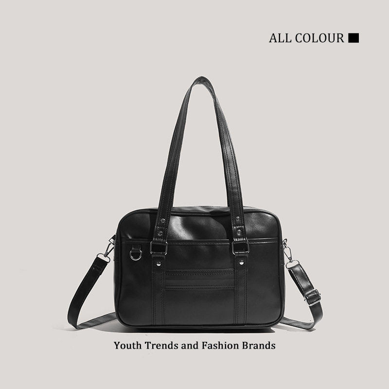 Light Luxury JK Uniform 2025 New Large Capacity Shoulder Ins Style Versatile Crossbody Bag ddmymoon