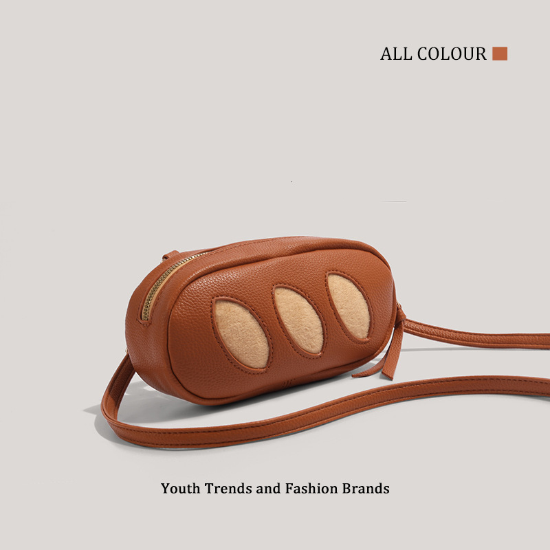 Cute Fashion Creative Bread Baguette 2025 New Style Personality Crossbody Bag ddmymoon