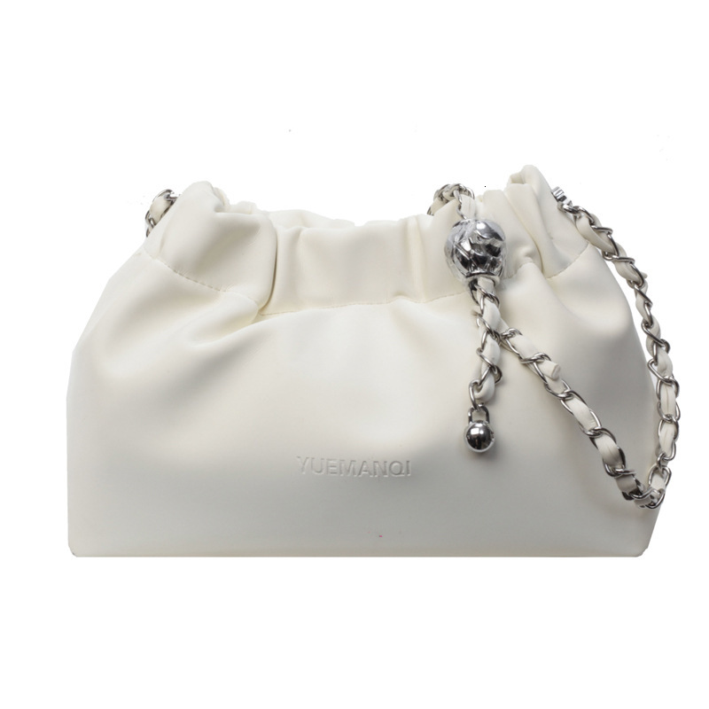 Cross-border New Cloud Bag Women's Bag Niche Designer Bag Design Chain High-end Feel Pu Small Bag Luxury Bag Fresh Style Single Shoulder Crossbod