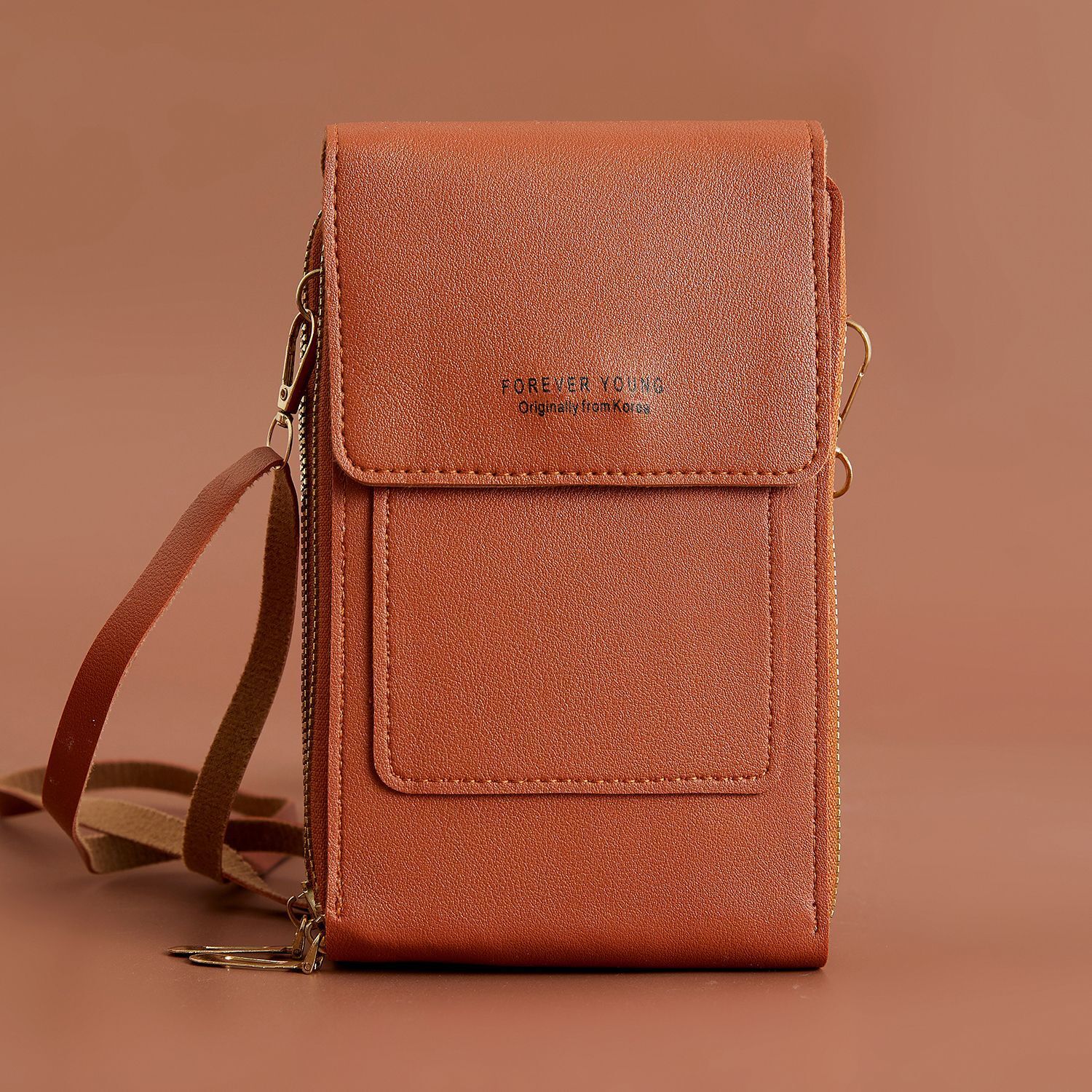 Cross-border In-stock Phone Bag For Women, High-end Feel, Crossbody Bag, Luxury Bag Mini Vertical Phone Pouch, Multifunctional Fashion Phone Bag