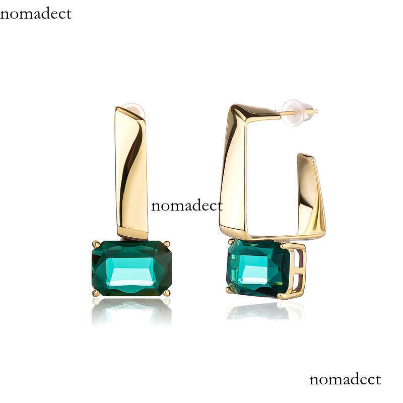 INS Hip-Hop Creative Geometric 3D Multicolor Earrings Personality Studs Gold Australia