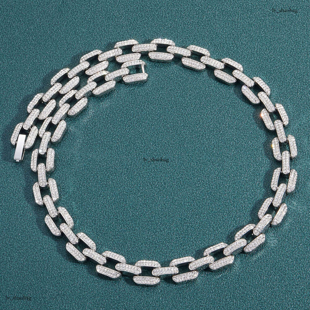 for Men 12mm Geometric Full Dia Alloy Necklace Men's Trendy Brand Personality Accessory