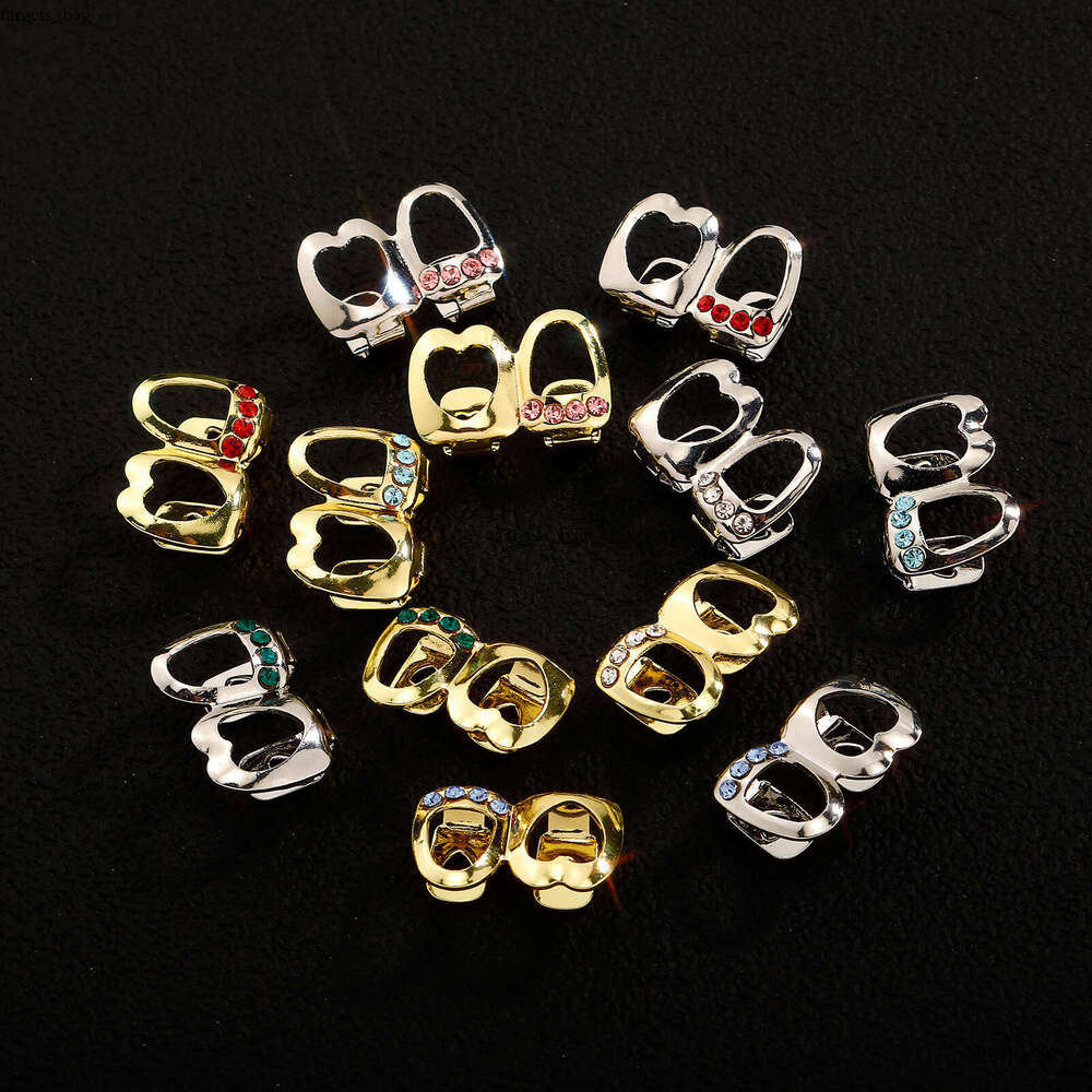 Hollow Heart Double Bracelet Daily Street Cool Glossy Hip-Hop Versatile Accessory