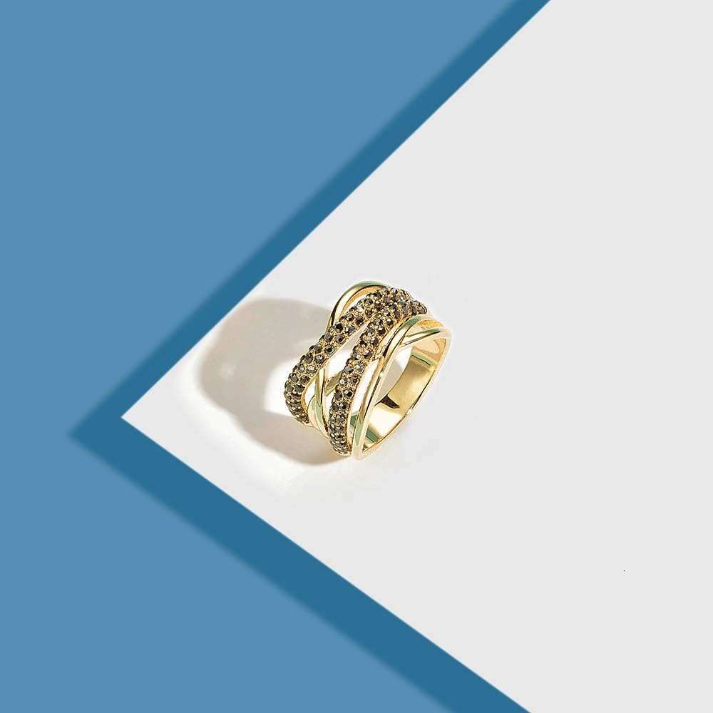 Statement Art Deco Vintage Black Crystal Rhinestone Ring, Gothic Chunky Wide Band tail Ring Sier Plated Women Fashion Jewelry