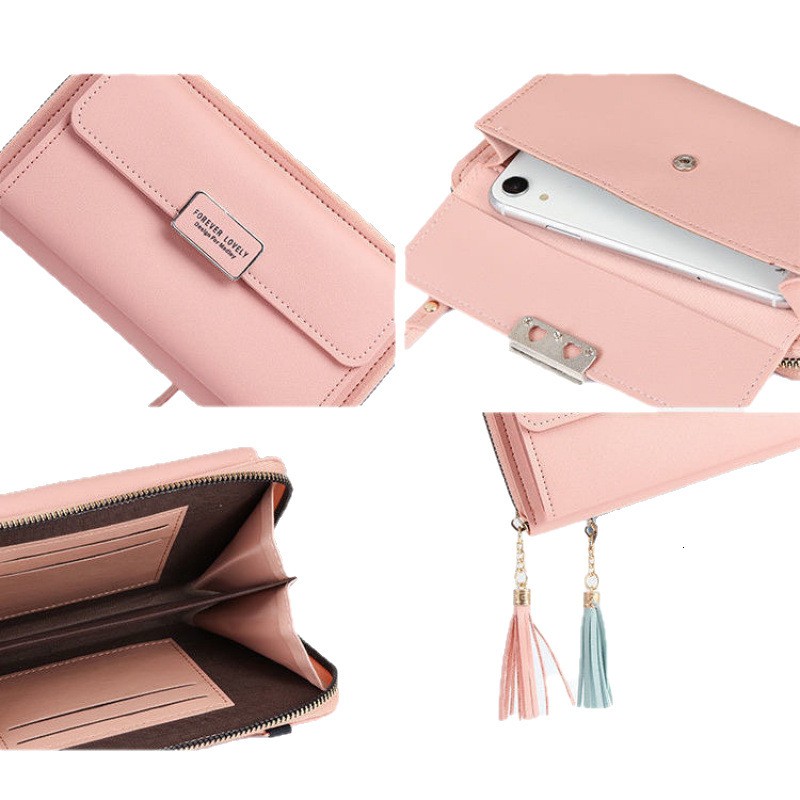 Factory Direct New Large Capacity Luxury bag Multi-Functional Solid Color Single Shoulder Small Bag Fashion Simple Crossbody Phone Bag for Women
